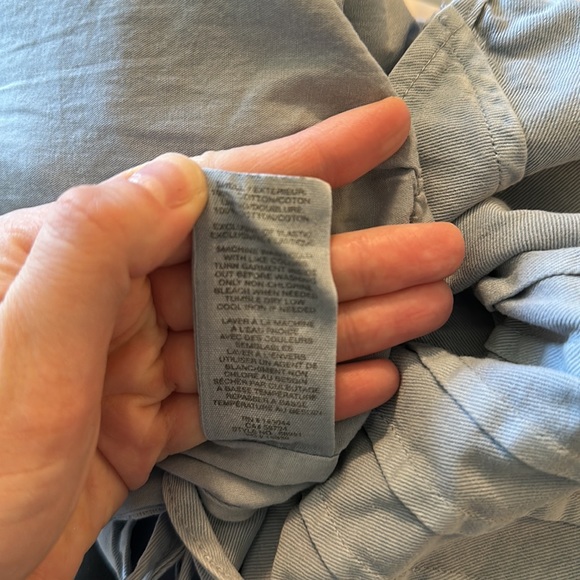 Avec Les Filles Cotton Babydoll Puff Sleeve Chambray Dress Sz S NWT - Picture 9 of 10